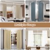 Bonpally Room Divider Curtain Rod, No Drilling Tension Rod for