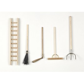 Rulke Rulke040037 Linsenrechen 110 mm, Natur