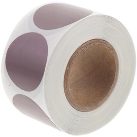 TEHAUX 300 Piezas Etiquetas Adhesivas para Rascar, 2.5 cm Pegatinas Redondas Autoadhesivas Rollo, Etiqueta De Sellado Para Raspar Película De Recubrimiento Para Tarjetas De Premio, Aulas Y Fiestas