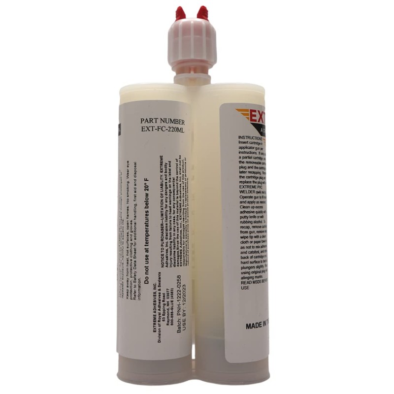 PVC TrimWelder Fast Cure 50 ML Cartridge and 2 Included
