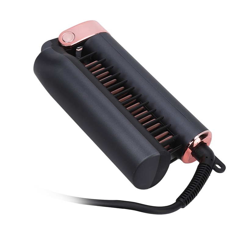 Hot Comb Electric Folding Design Ergonomic Handle Curls Straight Hair