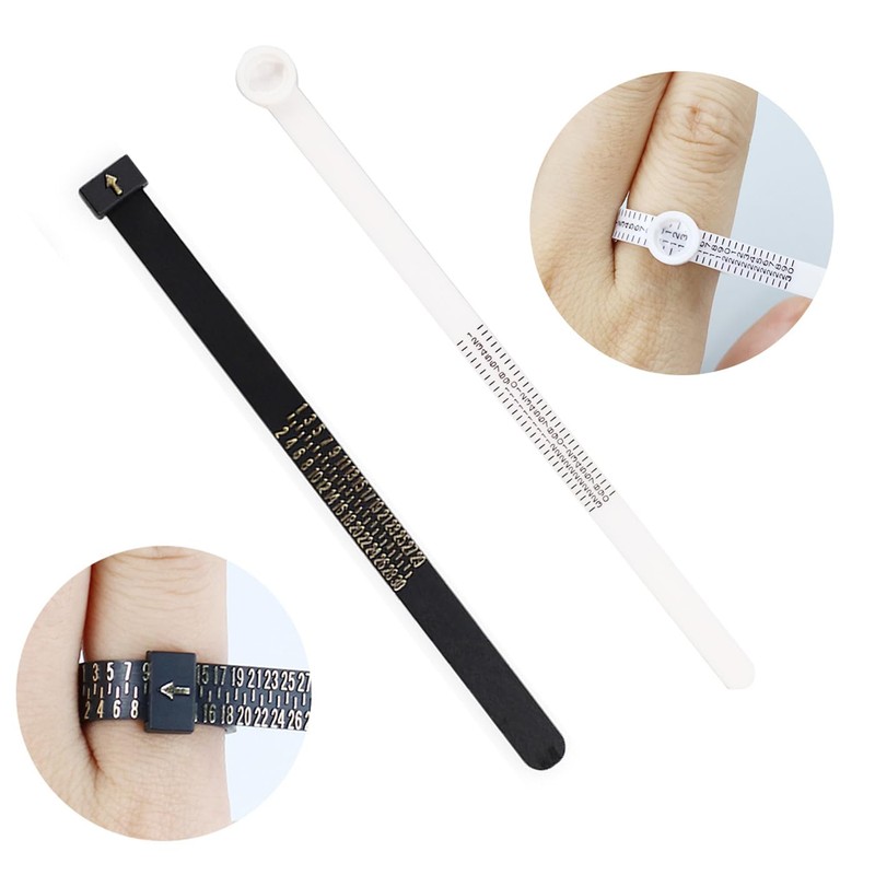 FineGood Ring Gauge Bands, Set of 2, Ring, Measuring Professional,