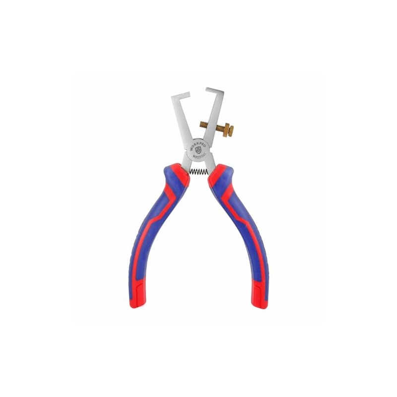 WORKPRO Abisolierzange 16 cm, Multi-colored, S7923328, Drahtabisolierer, Werkzeug, Kohlenstoffstahl