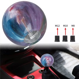 Unbranded JDM Galaxy Style Round Ball Manual Gear Shift Transmission Shift Knob Universal