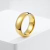 King Will Gold Tungsten Carbide Wedding Band for Men, 7mm