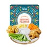 Chef Tacos Ceramic Taco Serving Platter - Divided Serving Tray