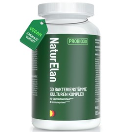 Probiotika Komplex für Darmsanierung - 180 Kapseln mit 30 Bakterienstämme, Magensaftresistent & Vegan, 20 Mrd KbE/Tagesdosis, mit Lactobacillus & Bifidobakterien, 3 Monate, in Deutschland Produziert