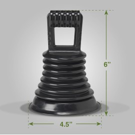 LDR 512 3420-K Mini Bellows Sink and Drain Plunger for Bathrooms, Kitchens, Baths, Compact and Powerful Easy to Store and Hide Perfect for RV's | LDR Industries