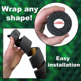 SnakeWrap 4 Pack Multi-Purpose Cushioning 22 inch - 11 Colors - wrap Any Shape - no Adhesive or Glue Required