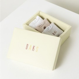 Daks (신세계강남점)DBSS4F231WT 여성페이크삭스3족 면혼방 자수장식 페이크삭스 3족세트 (DBS Gangnam Store) DBSS4F231WT Women's Fake Socks 3 Pairs Cotton Blend Embroidered Decoration 3-Pair Set