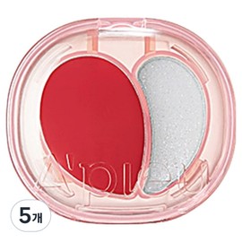 APIEU Juicy Pang Mood Blending Lip & Cheek Balm 2.3g, 04 Icy Cherry Balm, 5 pcs / 어퓨 과즙팡 무드 블렌딩 립앤치크밤 2.3g, 04 아이시체리밤, 5개
