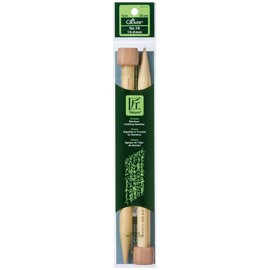 Clover 3011-19" Takumi Bamboo Knitting Needles, Brown