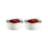 Lizard Skins - DSP Dual Bar Tape 2.5mm , Red/White,