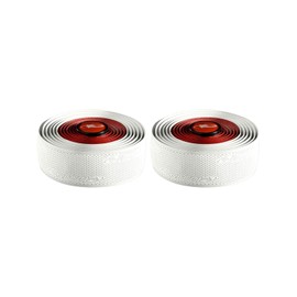 Lizard Skins - DSP Dual Bar Tape 2.5mm , Red/White, One Size