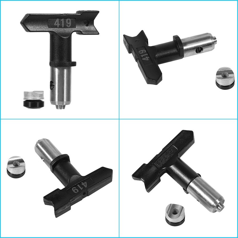 Tungsten Steel Airless Paint Spray Tip Nozzle – Multiple Spray Patterns, Fits Most Sprayers