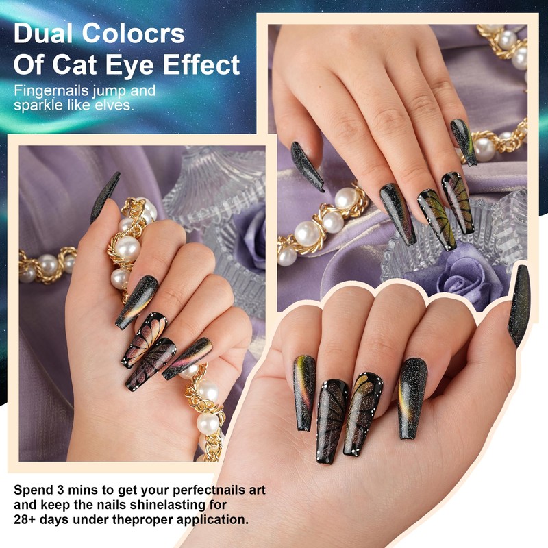 Cat Eye UV Gel Nagellack, UV Nagellack Set Gel Nagellack