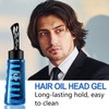 GEUUFEA GEUUFEA Men Hair Styling Gel with Comb, 2-in-1 Hair