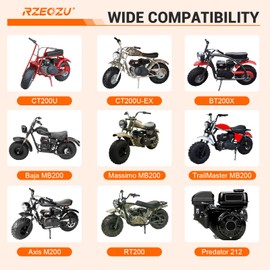 RZEOZU VM22 Carburetor Predator 212 Stage 1 Kit for Coleman CT200U BT200X