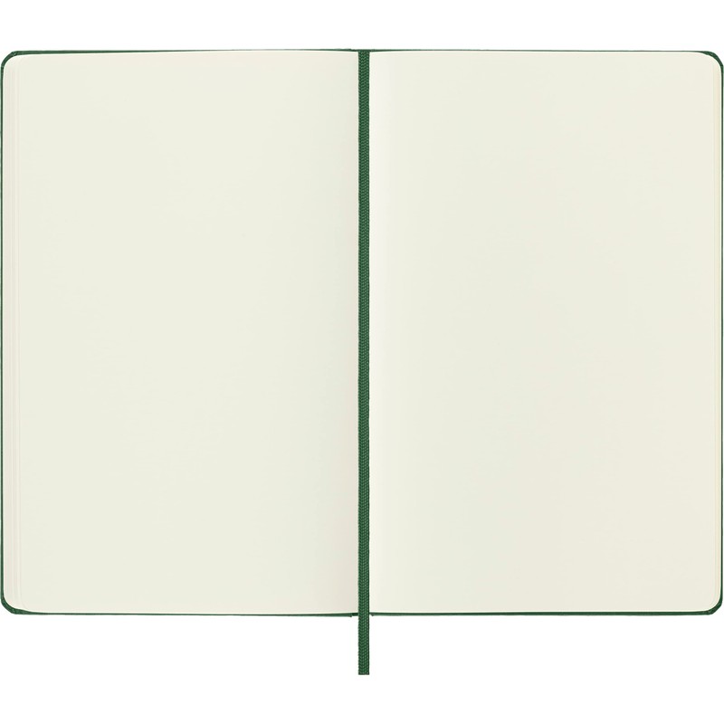 Moleskine Classic Plain Paper Notebook, Hard Cover and Elastic Closure