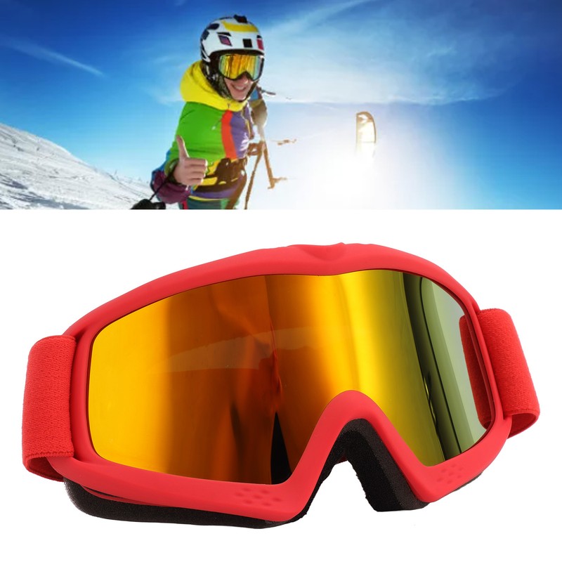 Kids Ski Goggles HD Coating Lens UV Protection Shock Resistance