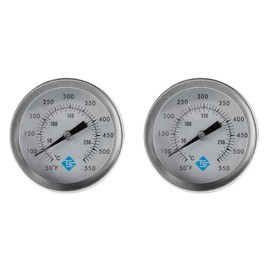 MAGICLULU 2pcs Oven Thermometer Thread Pot Themometer Microwave Oven Monitoring Cooking Meat Multifunction Thermometer Stainless Steel Toaster Oven Barbecue Food Metal Material