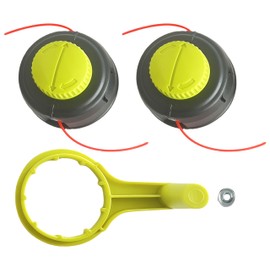 Xiweiqi 313318001 Trimmer Head（2+1+M8Nut） Compatible with Homelite Ryobi P2009 RY15523A RY40006 RY15523A RY15523AVNM Replacement Part Number 311759013 311759008