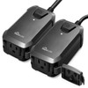 TREATLIFE Smart Dimmer Plug 2 Pack Outdoor Smart Plug Works