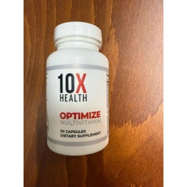 10X Health Optimize Methylated Multivitamin 90 Capsules, 07/26 Exp ORIGINAL NEW