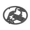 CHUMS CH62-1810 Booby Iron Pot Mat, Trivet, H 0.8 x