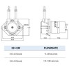 INTLLAB 4pcs/Pack 12V DC DIY Peristaltic Liquid Pump Dosing Pump