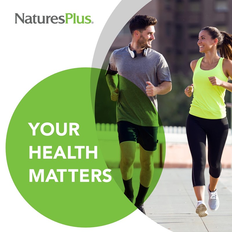 NaturesPlus Calcium/Magnesium/Vitamin D3 with Vitamin K2 - Supports Bone &