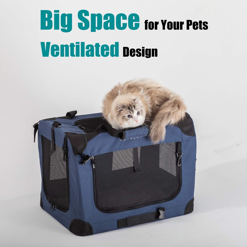Petseek Extra Large Cat Carrier Soft Sided, Portable Small Dog