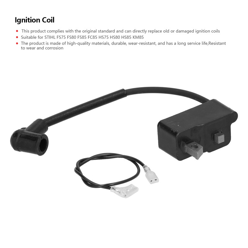 Ignition Coil Trimmer Replacement Accessory for STIHL FS75 FS80 FS85