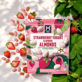 Strawberry Yogurt Almonds - 17.5 oz, Creamy and Delicious, Perfect for Snacking, Gifting, and Desserts