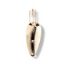 Lucky Strike Bait Works Weedless Devil Spoon Lure for Bass Fising, Designed in Canada (Size 2.0, Gold)