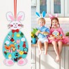 Toddler DIY Felt Rabbit Set Wall Hanging Bunny Crafts Ornaments