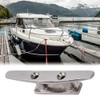 DONGKER 2PCS Boat Cord Hook Bases,Stainless Steel Boat Mooring Hooks