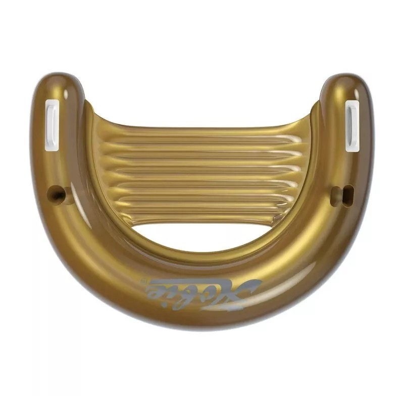 Hobie Crescent Lounger Gold Float With Cup And Phone Holder,