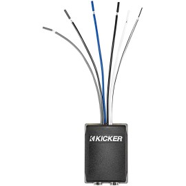 KICKER 46KISLOC2 KICKER Speaker Wire-to-RCA Line-Out Converter 2 Channel w/+12v Turn On