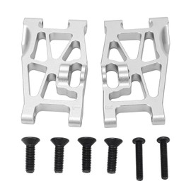 RC Front Rear Suspension Arm Set Aluminium Alloy Swing Hem Arm for Losi Hammer Rey 1/10 RC Cars Silver
