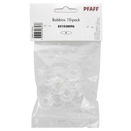 Pfaff Clear Bobbins 10 Pack (Cat K)