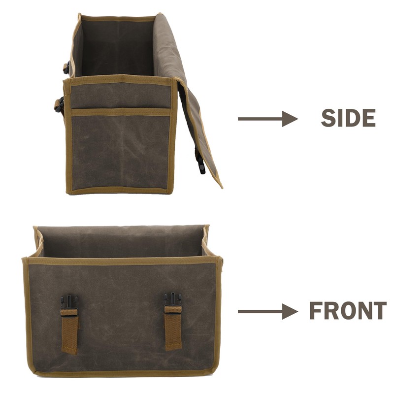 Canvas Tool Storage Bag - Portable Garden Tool Carrying Case