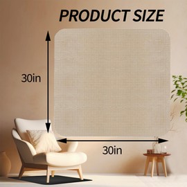 Recliner Pads for Hardwood Floors Non Skid Furniture Gripper Pad Floor Rubber Mat Anti Slide Furniture Pad Hardwood Floor Protector Swivel Chairs Recliner Mats Non Slip Recliner Grippers(Camel)