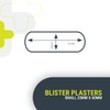 VITAPLUS Small Blister Plaster, 6 Hydrocolloid Plasters, 20x60mm