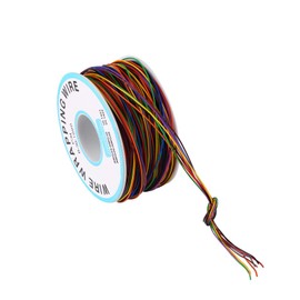 Solid Insulated 280M Wrapping Testing Cable Colorful Tin Plated Copper Breadboard Jumper Cable with Plastic Spool for Electronic Test