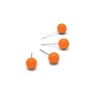 Nobo 1905329 Nobo Notice Board Push Pins - Orange