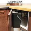 stonespace Kitchen Compost Bin for Countertop, Hanging Small Trash Can