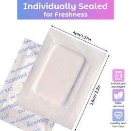 Rose Scented Sachets – Long-Lasting Odor Remover and Freshener for Shoes, Closets, Drawers, and Storage Spaces – Pack of 10