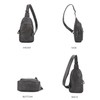 JESSIE & JAMES Jeannie Unisex Multi-Pocket Concealed Carry Sling Bag