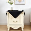 Nacuci Small Square Tablecloth 24x24 Inch Washable Polyester Side Table